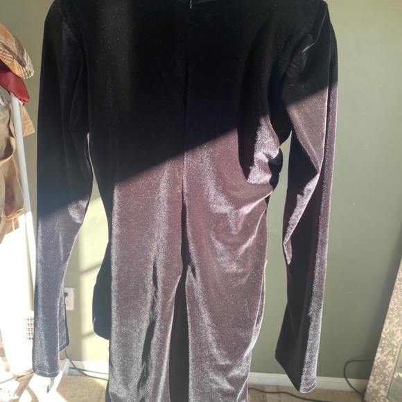 Velvet mesh diamond dress - Picture 4 of 4